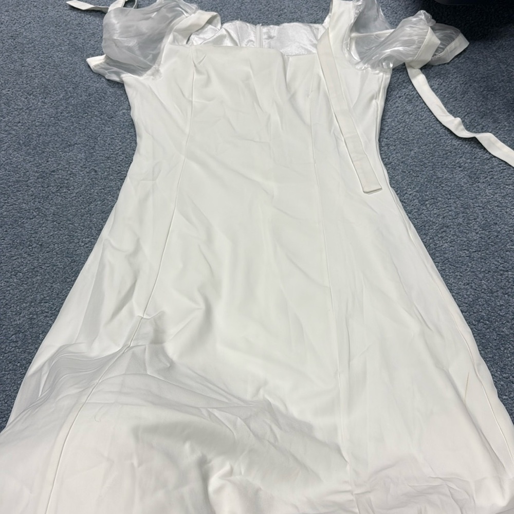 white fancy dress